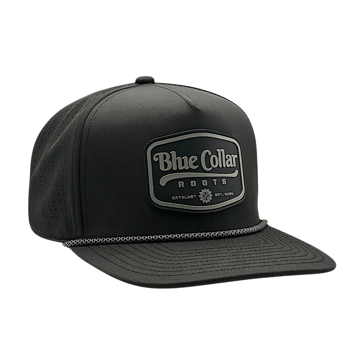 The Foreman Snapback Hat – Roots Collection – Black