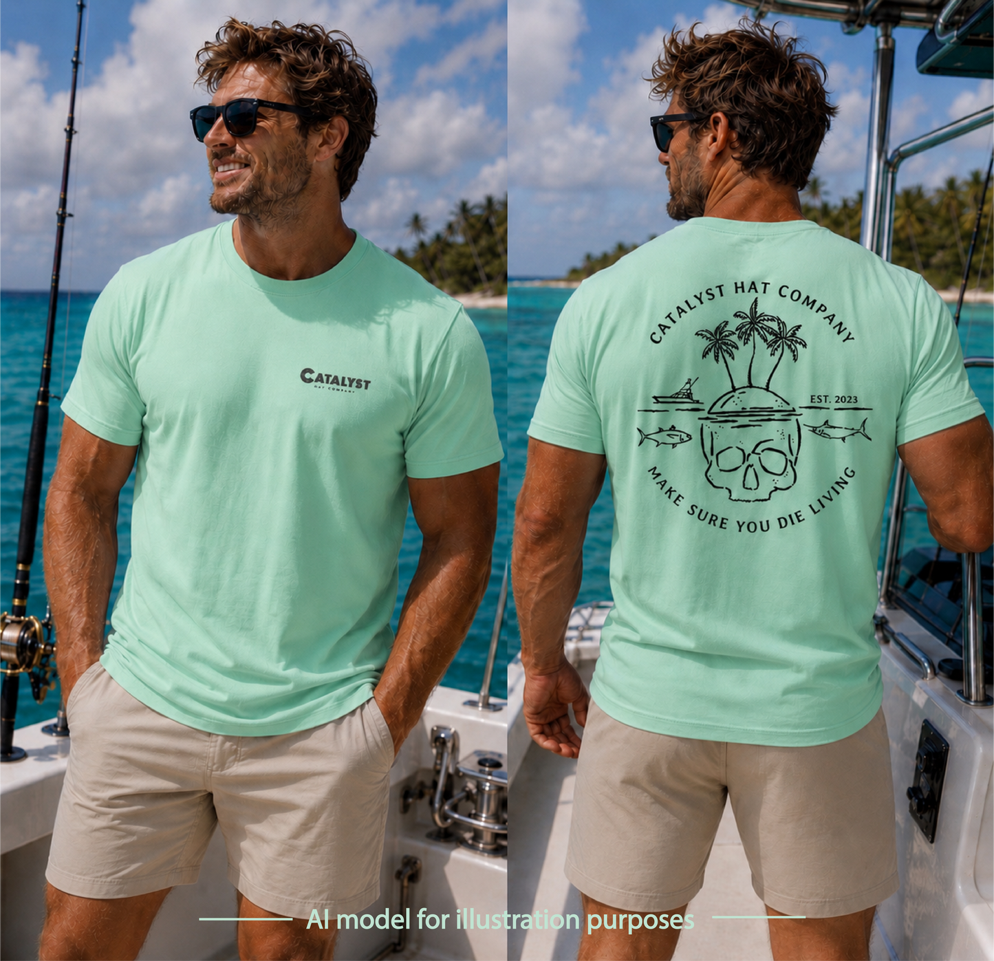 Catalyst Hat Co. Die Living Tee NEW Colors