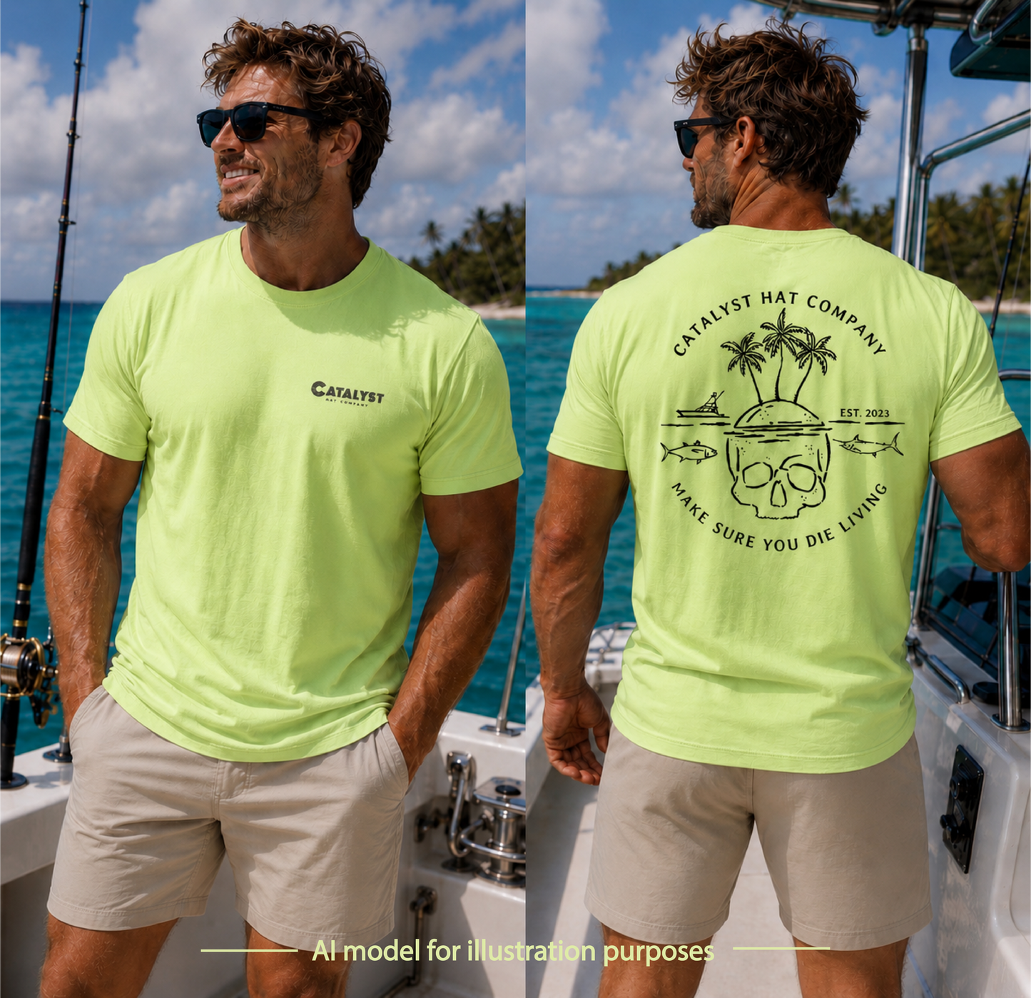 Catalyst Hat Co. Die Living Tee NEW Colors