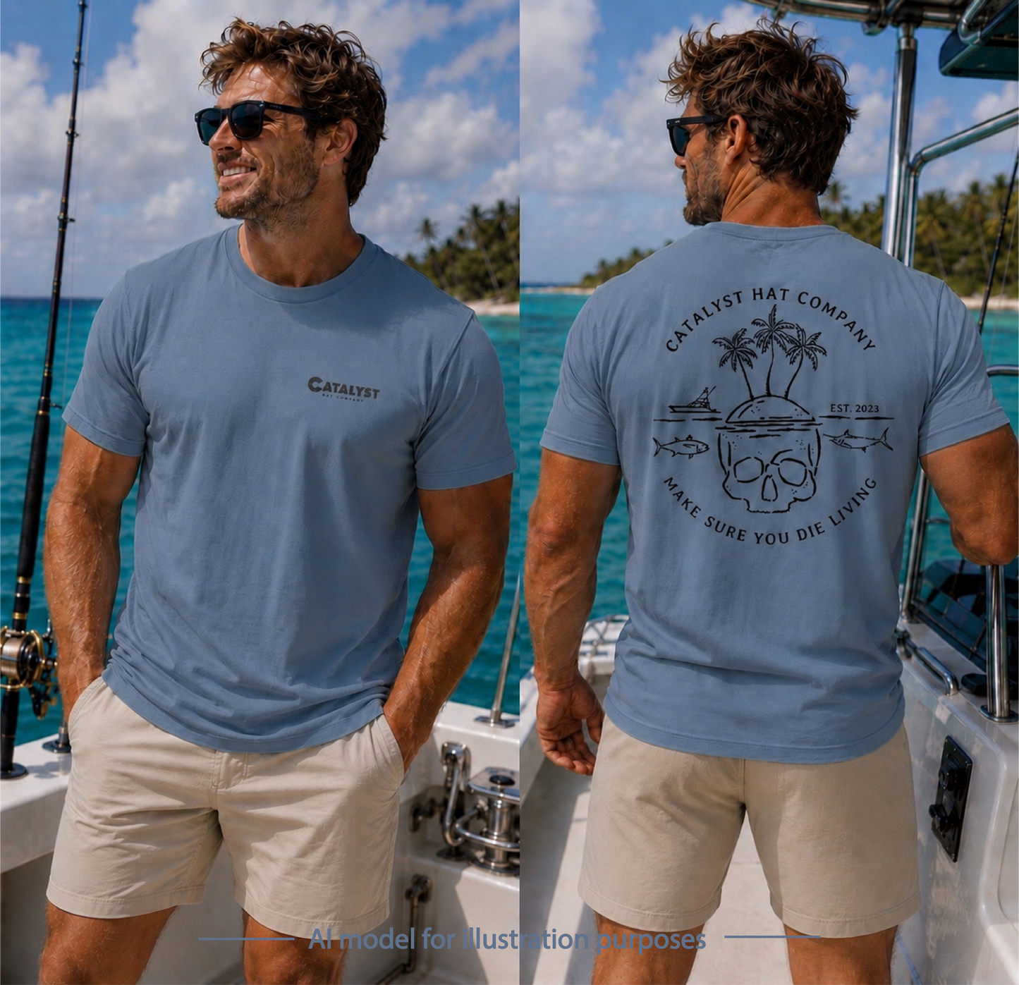 Catalyst Hat Co. Die Living Tee NEW Colors