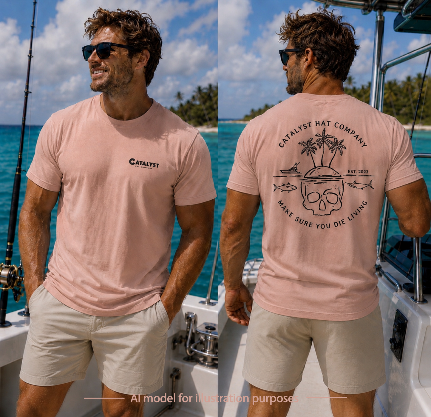 Catalyst Hat Co. Die Living Tee NEW Colors