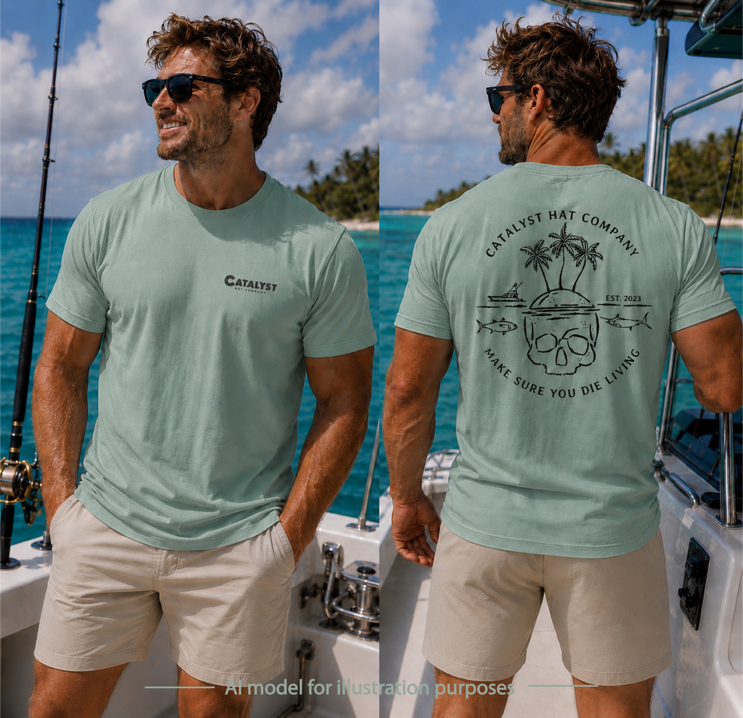 Catalyst Hat Co. Die Living Tee NEW Colors
