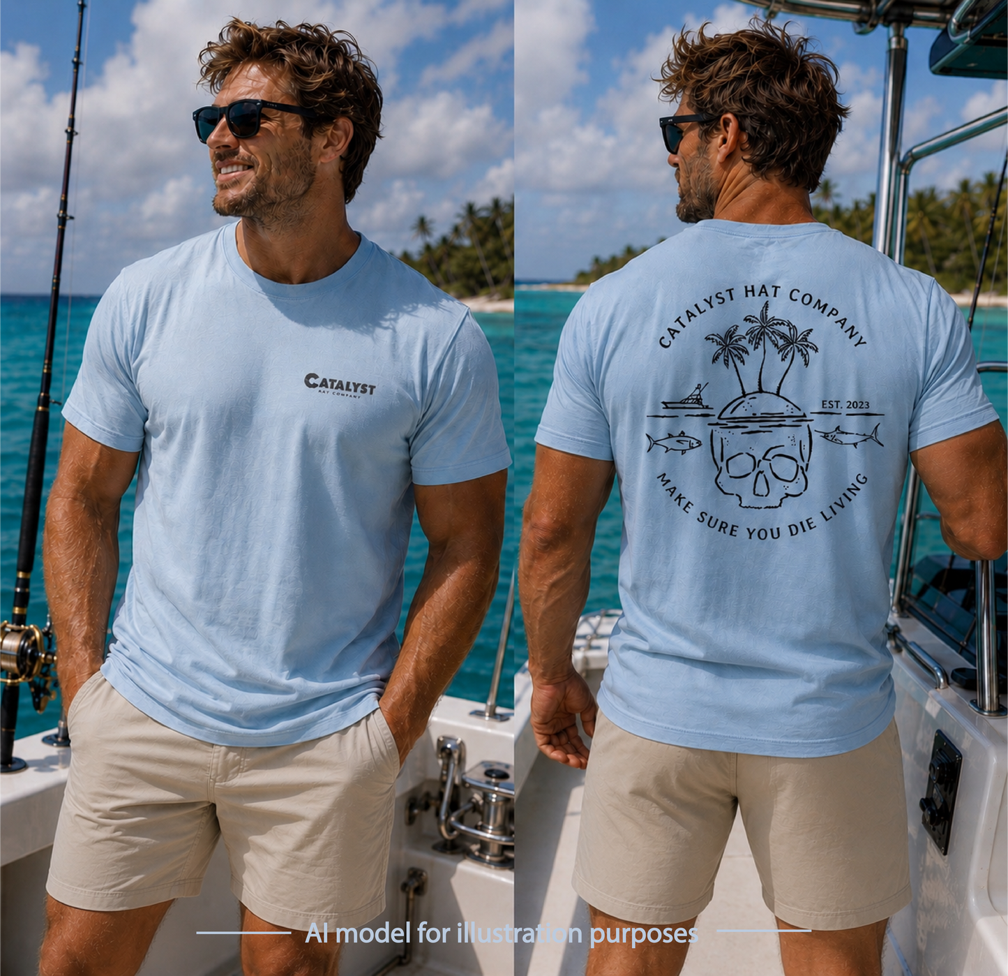 Catalyst Hat Co. Die Living Tee NEW Colors
