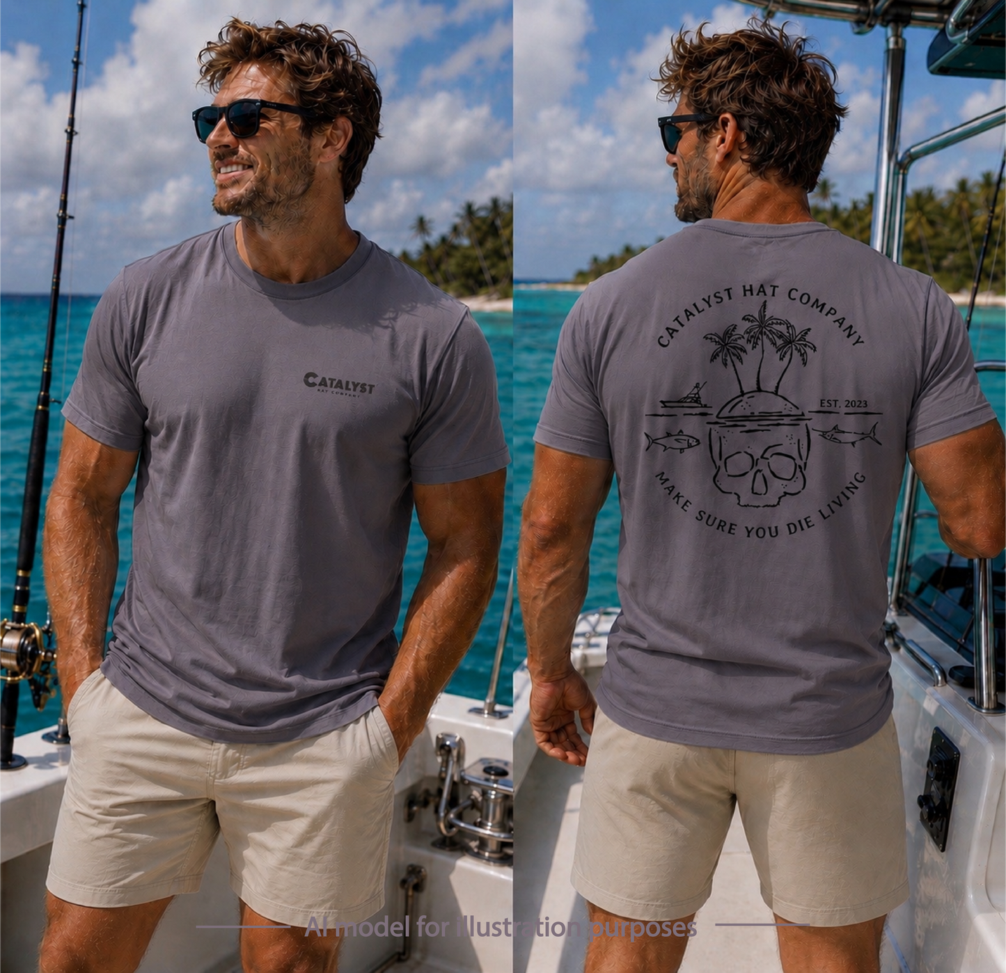 Catalyst Hat Co. Die Living Tee NEW Colors