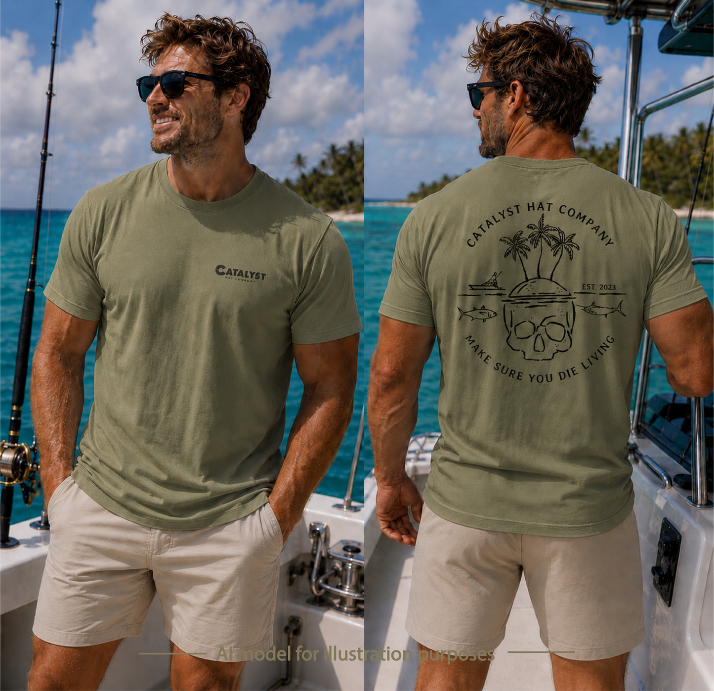 Catalyst Hat Co. Die Living Tee NEW Colors