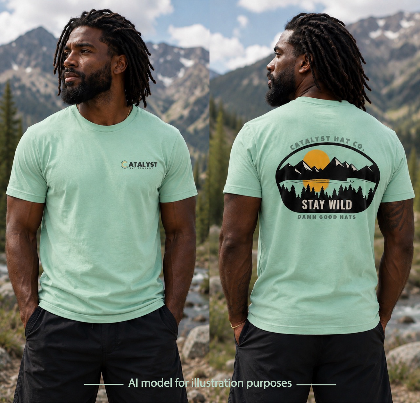 Catalyst Hat Co.- Stay Wild Tee NEW Colors