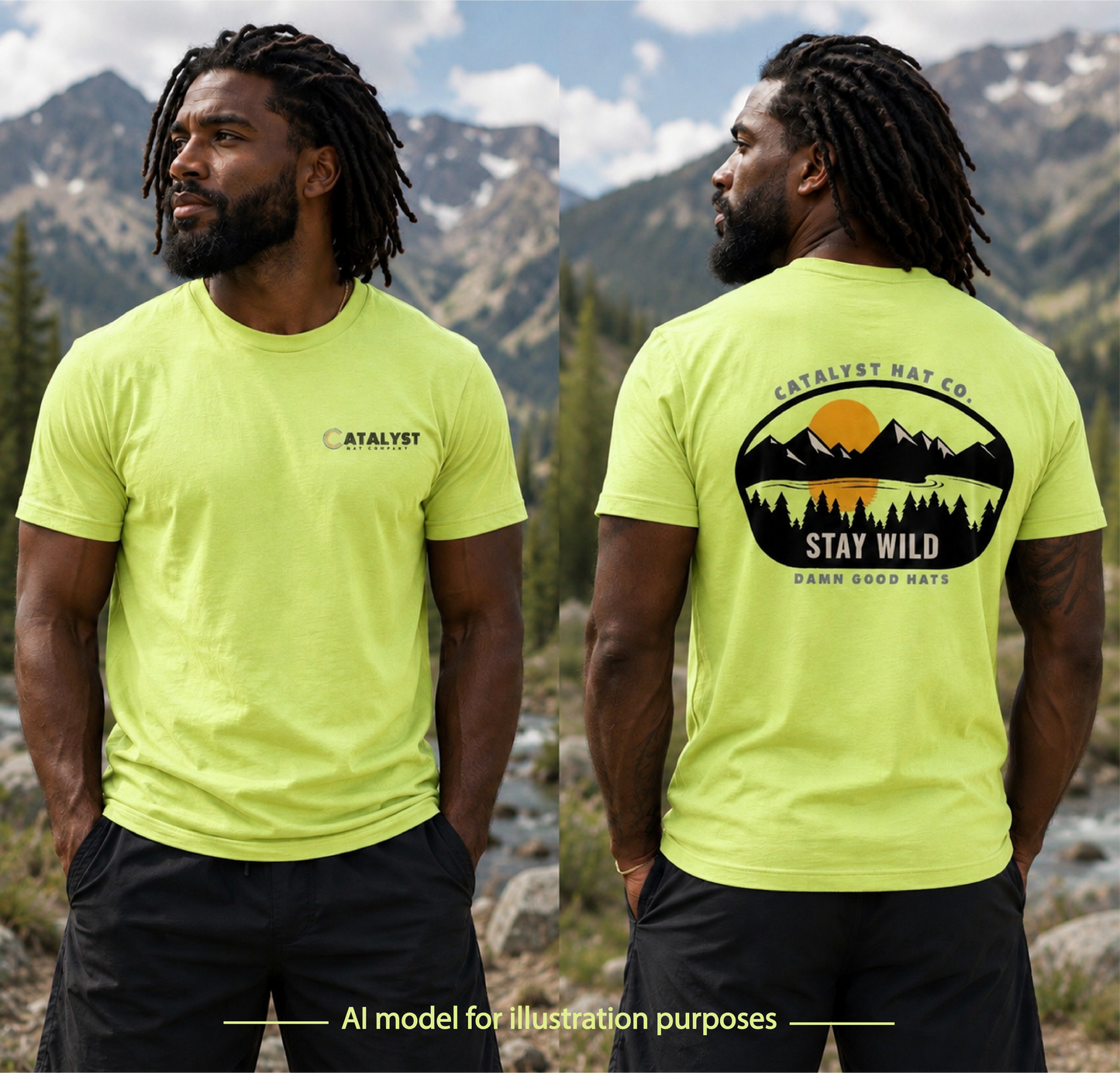Catalyst Hat Co.- Stay Wild Tee NEW Colors