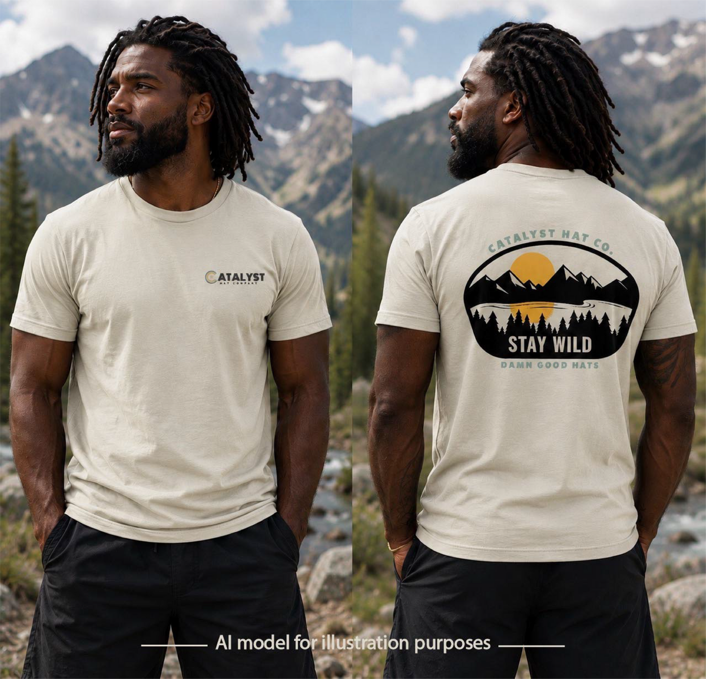Catalyst Hat Co.- Stay Wild Tee NEW Colors