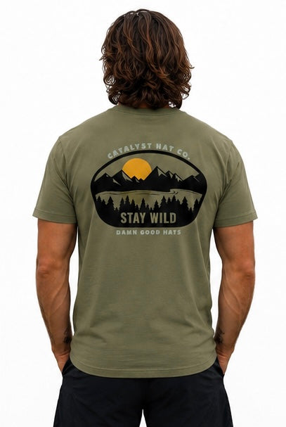 Catalyst Hat Co.- Stay Wild Tee NEW Colors