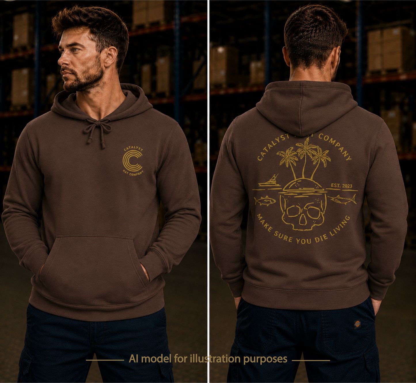 Catalyst Hat Co.-Die Living Hoodie