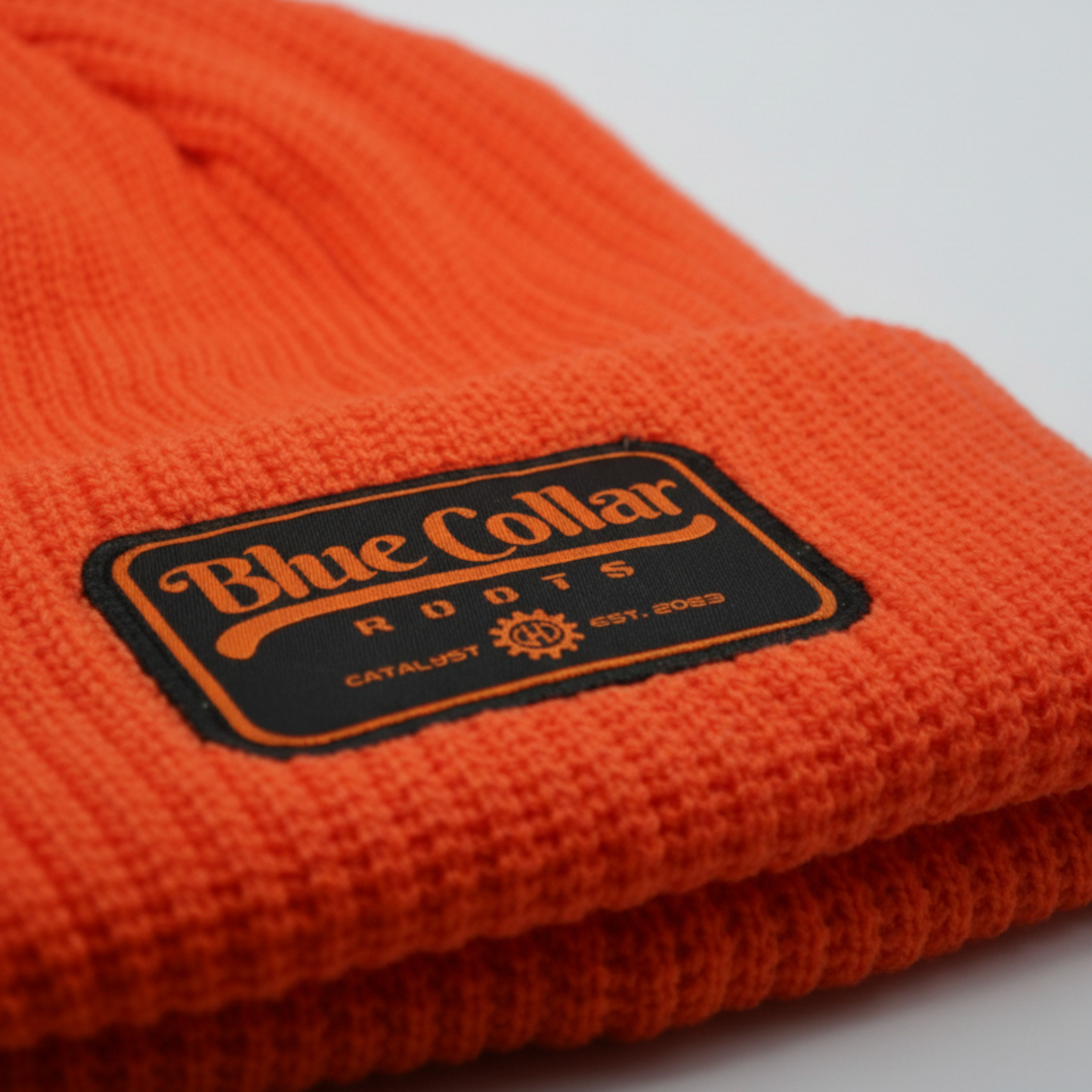 Higher Viz Beanie - Roots Collection - Blaze Orange