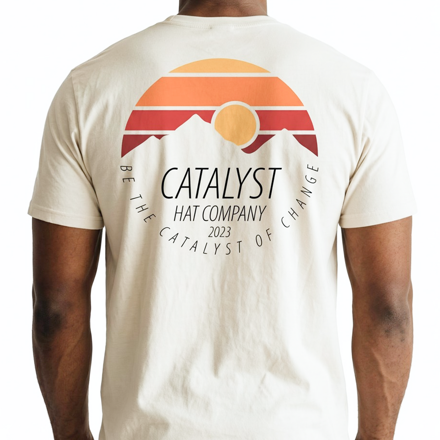 CATALYST Tシャツ　サイズ1 Catalyst of Change - Graphic Tee - Sunset - Natural – Catalyst Hat Co.