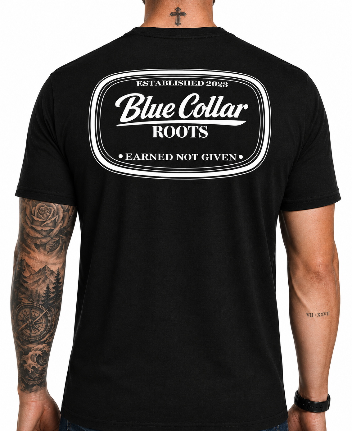 Blue Collar Roots - T Shirt Collection - Black