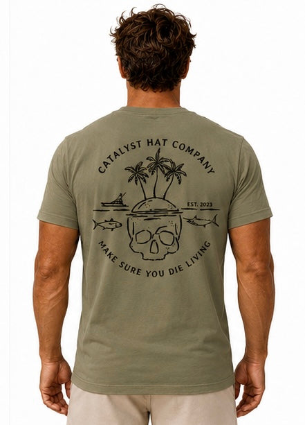 Catalyst Hat Co. Die Living Tee NEW Colors