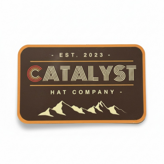 "Catalyst of Change" Sticker - Toolbox Collection - Brown